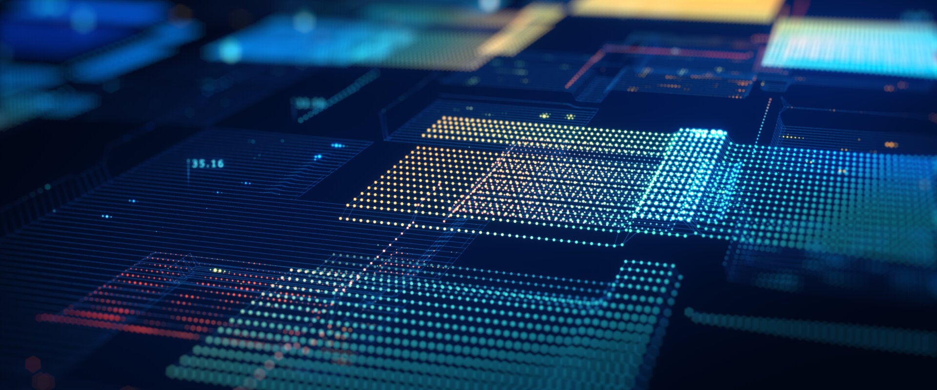 Visual representation of technology and how it is used in an AI impact study and how it is transforming usage data