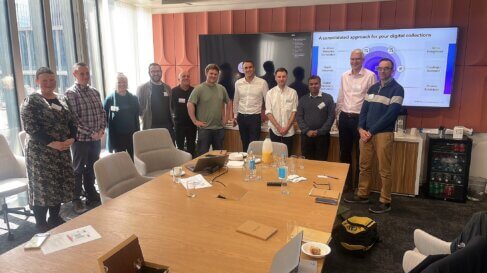 Photo of attendees at DAM workshop in London in May 2024