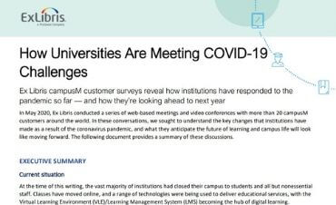 Meeting COVID-19 Challenges Report