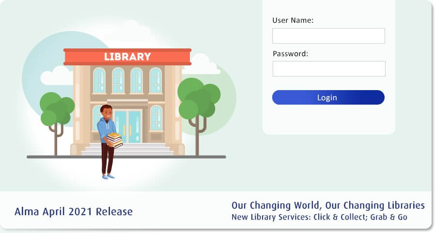 Alma Login Screens 2021 – Part 2 - Ex Libris